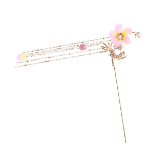 Bâtonnet à cheveux style chinois et détails ciselés, accessoire mariage de luxe