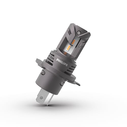 Image of Philips WeatherVision LED car headlight bulb (H4 /H19), ultra-compact direct-fit, Halogen color match, easy install, LED performance, 3500K, set of 2