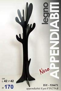 Attaccapanni appendiabito in legno modello albero