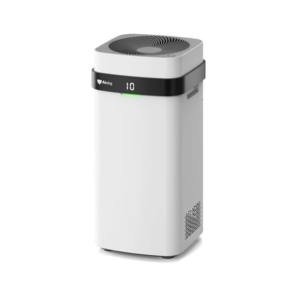 Airdog X5 Air Purifier with TPA Technology – Up to 20X More Effective than HEPA, Ideal for Rooms Up to 450 sqft – Washable Filter and Whisper Quiet