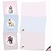 The Best Card Company - 10 Thank You Christmas Cards with Envelopes - Boxed Gratitude Assortment, Xmas Holiday Cards (4 x 5.12 Inch) - Christmas Zoo Babies M6726XTB