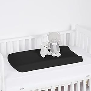 Phfbabychangingpadcoversforboysgirls2packultrasoftbreathablemicrofiberchangingpadtablesheetsformostbabychangingpadsblackblack  Urban Country Home Decor Phf baby changing pad covers for boys girls 2 pack ultra soft breathable microfiber changing pad table sheets for most baby changing pads black black  urban country home decor