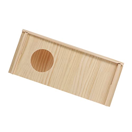 HANABASS ハムスターの隠れ家 フェレットチューブ フェレットケージ 相互の作用 ゴミ ハムスタートラベルケージ ペット コープ ハムスターケージ マウス 犬小屋 装飾 ト 遊ぶ 木製