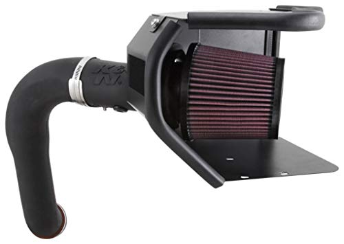 K&N Cold Air Intake System: High-Flow Air-Filter, Increase Performance & Horsepower: Compatible with 2011-2017 JEEP Compass; 2011-2017 JEEP Patriot, 57-1567