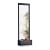 Alpine Corporation Mirror Waterfall Fountain with Stones and Lights - Zen Indoor/Outdoor Decor for Office, Living Room, Patio, Entryway - 72 Inches