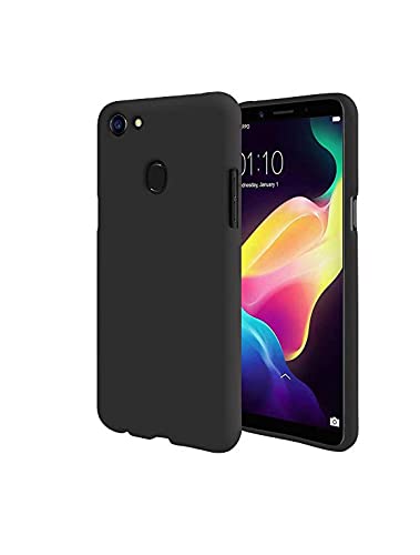 Image of Mobile Back Cover Case for Oppo F5 Youth (Silicone Case|CameraProtection|Black SC1510)
