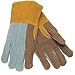 MCR Safety Memphis 4550 Leather Split Clute Pattern Welder Gloves w/Kevlar Sz XL (12 Pair)