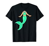 Meerjungfrau Outfit Wasser Party Atlantis Kostüm T-shirt