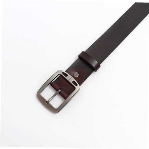 Men's Pin Buckle Belt Strap Cowhide Brown Cowboy Western Vintage Belts Jeans Men's Belt Waist Belt Leather Belt Belt Coffee3