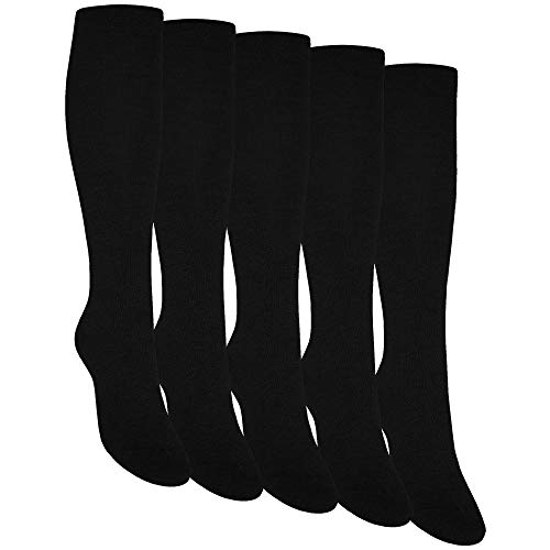 OCERA 5 Paar Kniestrümpfe für Damen & Herren (unisex) in Schwarz 39/42 Cover