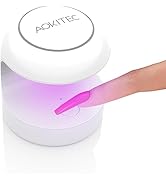 Aokitec UV Light for Nails, Mini UV LED Nail Lamp Portable Quick-Dry 12W Gel Nail Curing Lamp for...