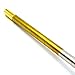 OUERMAMA Metal Appearing Cane Magic Pocket Staff for Professional Magician Stage Close-up Magic Trick Magic Accessories (Golden Silver, 59