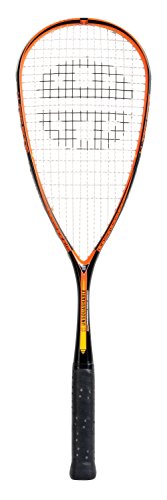 Unsquashable y-Tec 5005 C4 Black-Naranja - Raqueta de Squash Raqueta