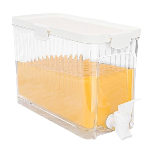 Hervidor de hielo frío para refrigerador, recipientes corrugados para bebidas corporales, dispensador de bebidas portátil con grifo, dispensador de agua para refrescos, café, té, leche y jugo