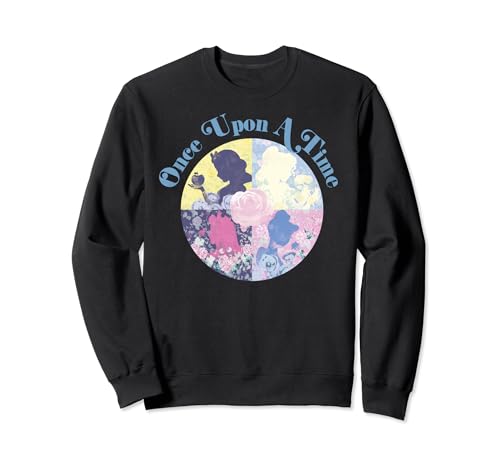 Sweatshirt silhouette Disney Princess Once Upon A Time en coton pour fan