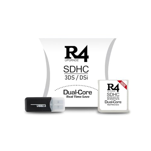 Adaptador de tarjeta de memoria para juegos 3 DS D SL XL/LL R 4 SD-HC Games Plug and Play (blanco)