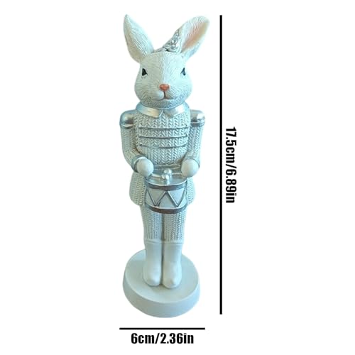 Figurines de lapin de Pâques pour centre de table de fête chic