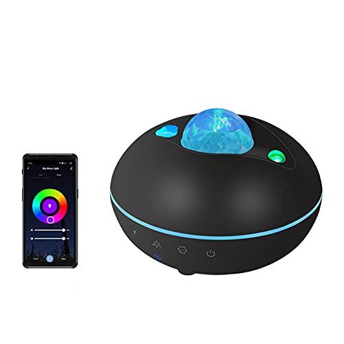 YIFAFA Tuya Smart Star Projector WiFi Starry Sky Projector Waving Night Light LED colorido APP contr