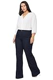 NYDJ womens Plus Size Teresa Trouser Jeans | Slimming & Flattering Fit Pants, Rinse, 14 US