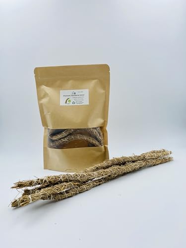 Jio nature 5 tallos muy grandes de Khamaré (1 tallo = 4 tallos medianos, 30 a 40 cm) – Raíces de Vetiver – Gongolili ≈ 20 tallos medianos