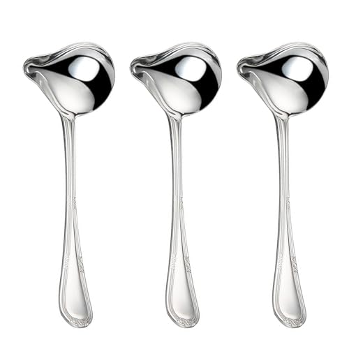 Cucharas De Acero Inoxidable De 3 Piezas, Cucharas De Cocina, Utensilios De Cocina Creativos, Cucharas Para Salsa, Cucharas De Cocina Con Mango Largo