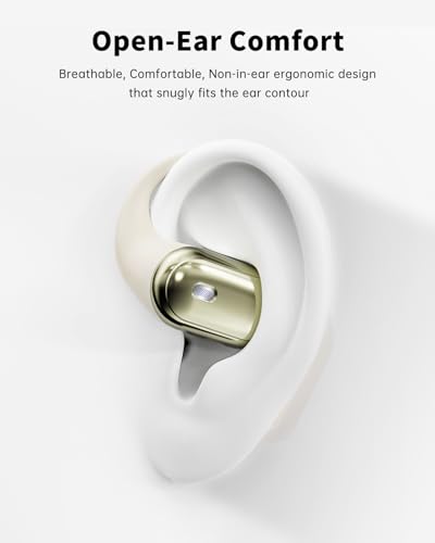 inscamera Open-Ear Headphones, Over Ear Earbuds with Ear Hooks, True Wireless Bluetooth Earphones with Microphone, Touch Control, Clear Calls, 60H Playtime, IPX7 Waterproof for Running and Workouts - Image 2