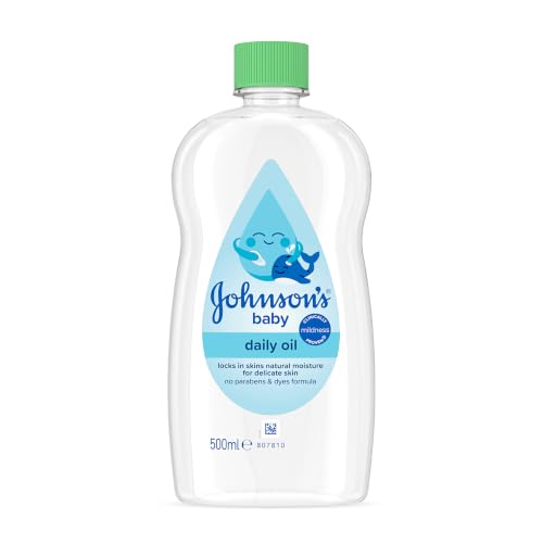 Johnson’s Baby Daily Oil 500ml (Pack of 1) CLINICALLY PROVEN MILDNESS®