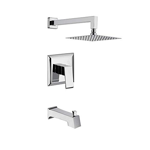 HOMELODY Shower Trim Kit Chrome(Valve Included) Tub and Shower Faucet Set Stainless Steel