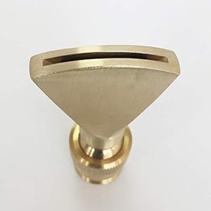 1/2″ DN15 3/4″ DN20 Brass Duck Tail Jet Fountain Nozzles Beperk waaiervormig Fountain Head Accessoires voor fonteinfonteinen in de tuin