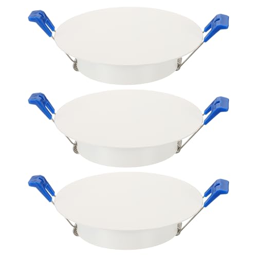 Cubierta para aberturas de techo y alojamiento de bocina redonda de acero con 3 piezas