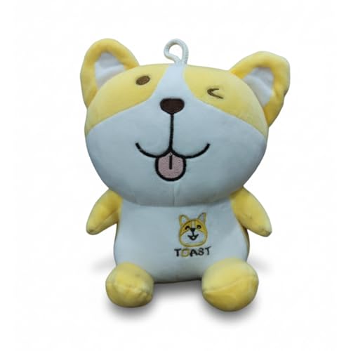 Image of Cute Yellow Cat Cartoon Soft Toy for Kids - Ultra Soft Plush Doll | Adorable Stuffed Animal Toy for Boys & Girls