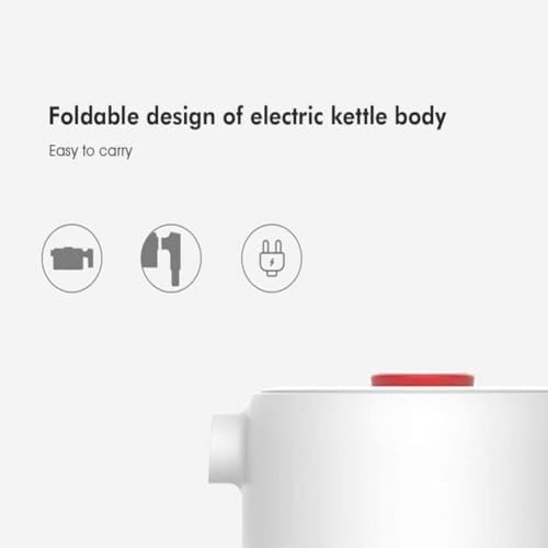 Mini Tetera Eléctrica Plegable 600ml con Control Táctil miniatura 7