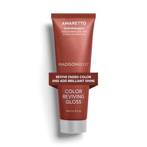 Image of Madison Reed Color Reviving Gloss - Amaretto Bronze | Semi-Permanent, Color Depositing Gloss for Brunette Hair, Revives Warm Tones & Dimension, Boosts Shine, Ammonia-Free