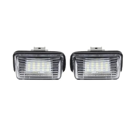 Luz matrícula LED para Peugeot 206 para viajar de noche con total seguridad