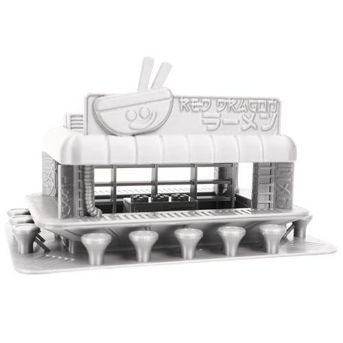 Tabletop Terrain Cyberpunk Ramen Bar for Tabletop Miniatures Games RPGs 28mm