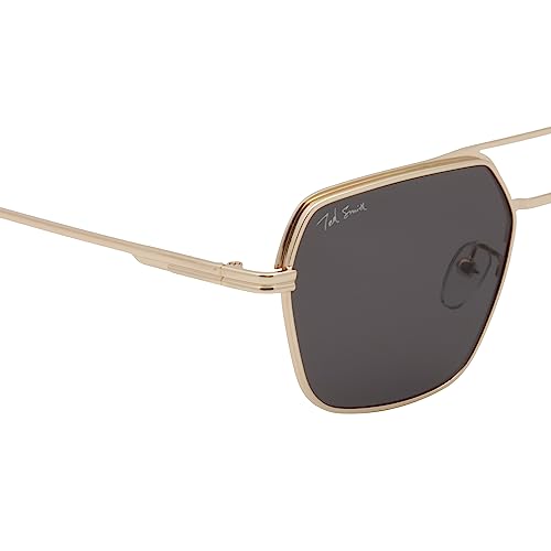 Image of Ted Smith Men's Women's UV Protection Metal Pilot Sunglasses