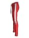 SCREENSHOT Men's Premium Sport Zipper Bottom Modern Workout Cargo Track Pants P11008-Red-2XLarge