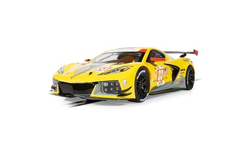 Scalextric Cars   Chevrolet Corvette C8R C4558   LeMans GTE AM Winner 2023   Coche de ranura de juguete para uso con pistas de carreras   Ideas de regalo para niños pequeños para niños/niñas de 3 años