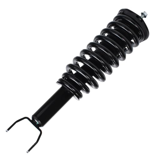 Image of Detroit Axle - 2WD 4pc Front Struts Sway Bars for 05-09 Mitsubishi Raider Dodge Dakota, Struts w /Coil Spring Stabilizer Sway Bars 2005 2006 2007 2008 2009 Replacement Suspension Kit Shocks