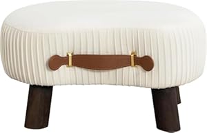 Fbhappiness Samt Fußhocker mit Griff fbjdz-cf3042