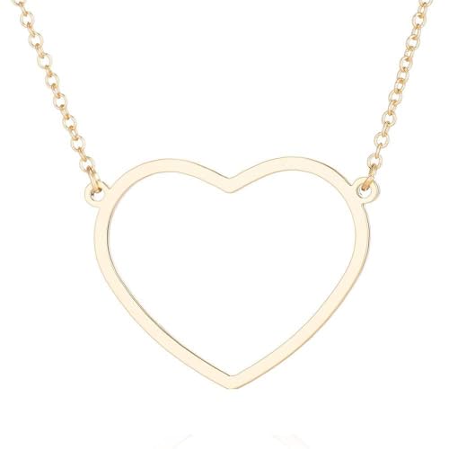 Collier coeur creux élégant | Le bijou discret pour sublimer vos tenues du quotidien