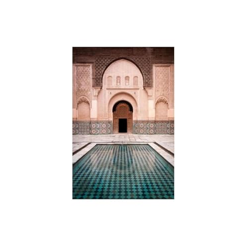 Art mural architecture de porte triptyque haut de gamme 60x80cm - 5