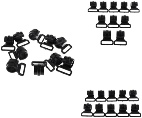 Outdoor Camping Tent Clips, 30PCS Black Tent Clamps, High Strength Wind Rope Accessories for Reusable Canopy and More image 4