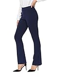 Women's Breathable Work Pants for Hot Weather Bootcut Yoga Pants for Women Wide Leg Dress Pants...