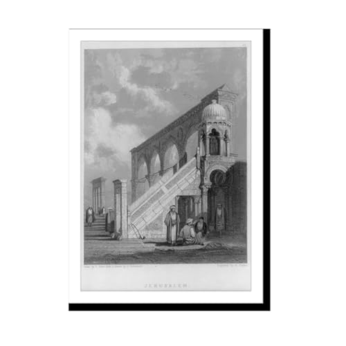 [Maps and drawings of Jerusalem and important sites by Frederick