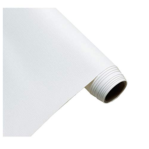 Cuir simili souple blanc haut de gamme 1,6X6m pour habillage de canapé et chaises design