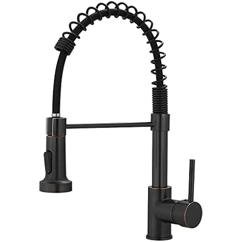 AIMADI Oil Rubbed Bronze Kitchen Faucet with Sprayer Cover