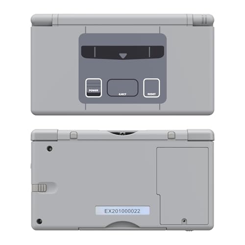 Image of eXtremeRate SFC SNES Classic EU Style Replacement Full Housing Shell for Nintendo DS Lite, Custom Handheld Console Case Cover with Buttons, Screen Lens for Nintendo DS Lite NDSL - Console Without