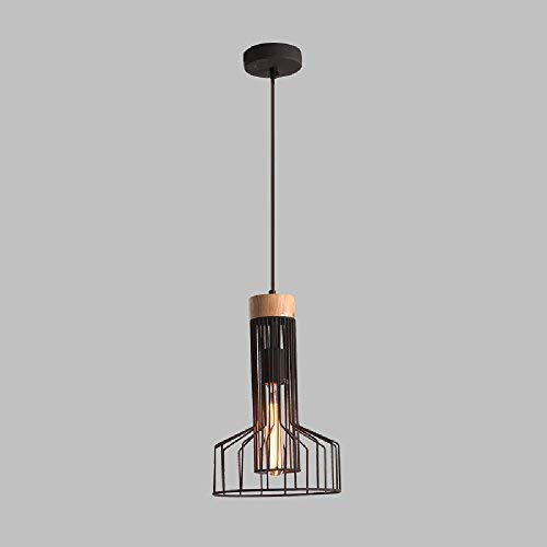 Lampe suspendue en fer à tête réglable style nordique pour restaurant