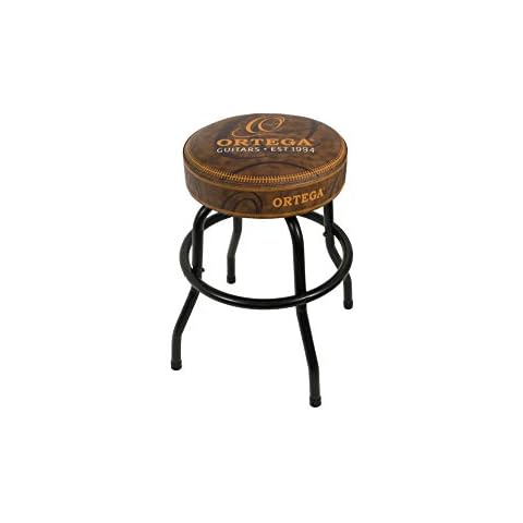 Ortega Guitars Bar Stool 24" - Brown Leather (OBS24V2) Cover